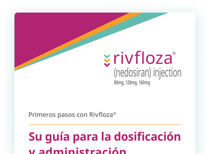 Rivfloza® Patient Dosing Guide (in Spanish)